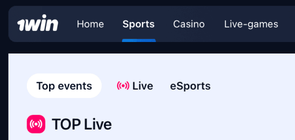 Deposit at 1win
